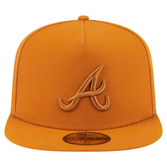 Atlanta Braves Color Pack A-Frame 59FIFTY Fitted Hat - Orange | New Era