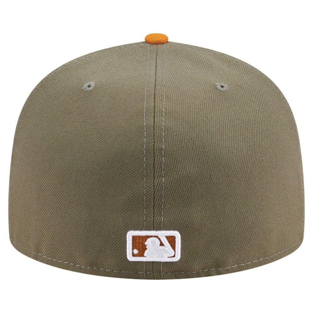 St. Louis Cardinals Two-Tone Color Pack A-Frame 59FIFTY Fitted Hat - Olive/Orange | New Era