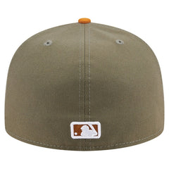 Athletics Two-Tone Color Pack A-Frame 59FIFTY Fitted Hat - Olive/Orange | New Era