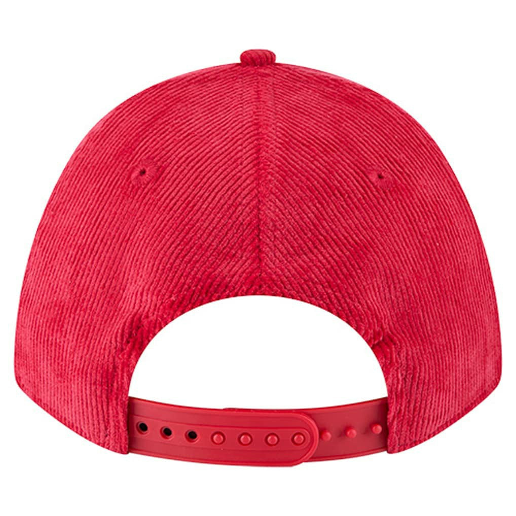 Kansas City Chiefs New Era Cord Corduroy 9FORTY A-Frame Adjustable Hat - Red cheap