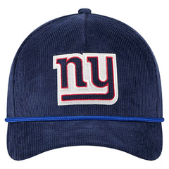 New York Giants New Era Cord Corduroy 9FORTY A-Frame Adjustable Hat - Royal discount