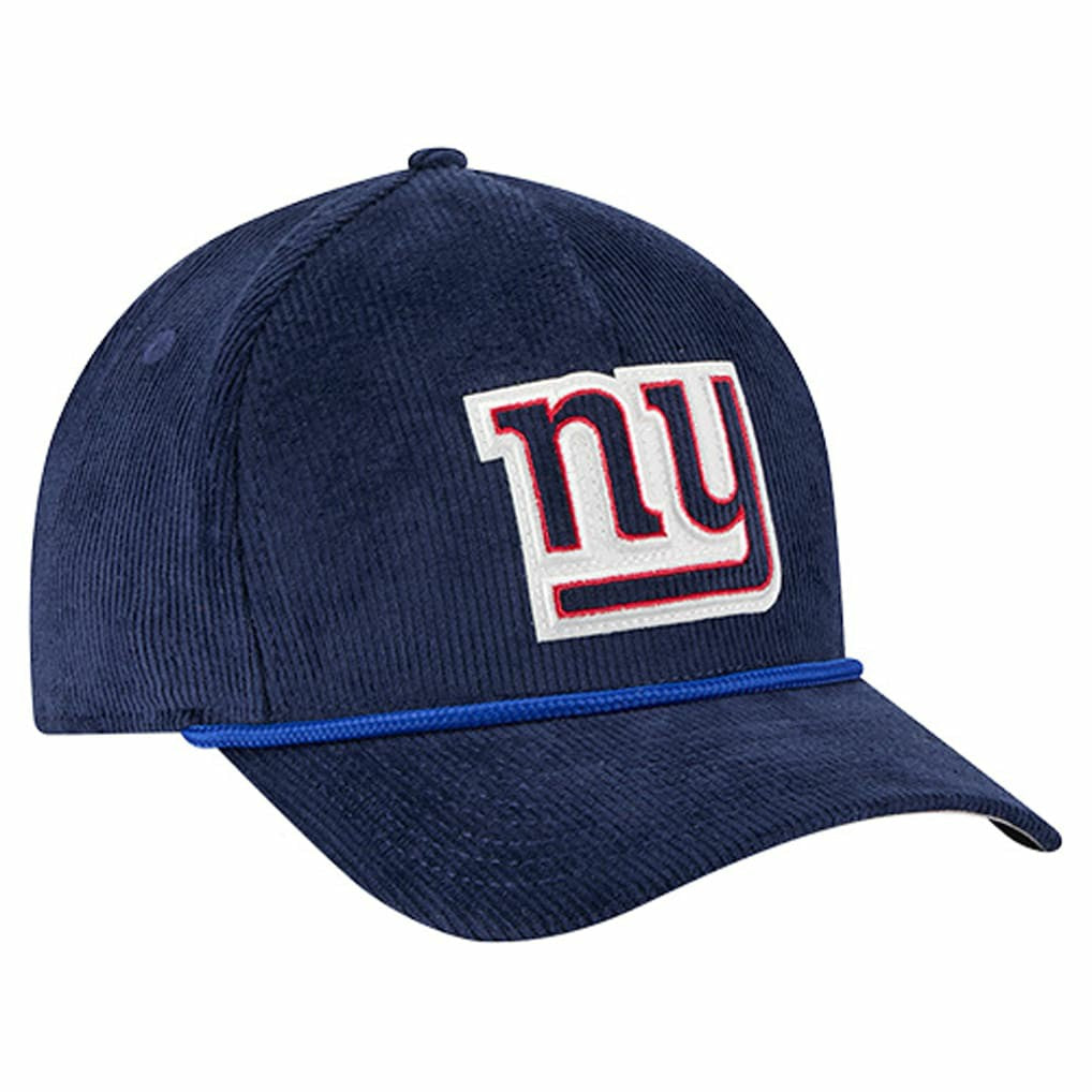New York Giants New Era Cord Corduroy 9FORTY A-Frame Adjustable Hat - Royal discount