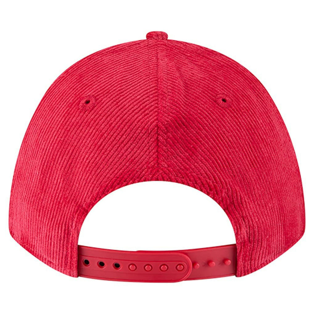 San Francisco 49ers New Era Cord Corduroy 9FORTY A-Frame Adjustable Hat - Scarlet on sale