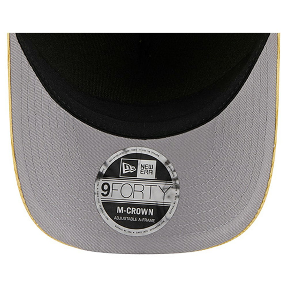 Green Bay Packers New Era Cord Corduroy 9FORTY A-Frame Adjustable Hat - Gold cheap