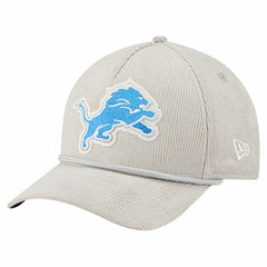 Detroit Lions New Era Cord Corduroy 9FORTY A-Frame Adjustable Hat - Silver outlet