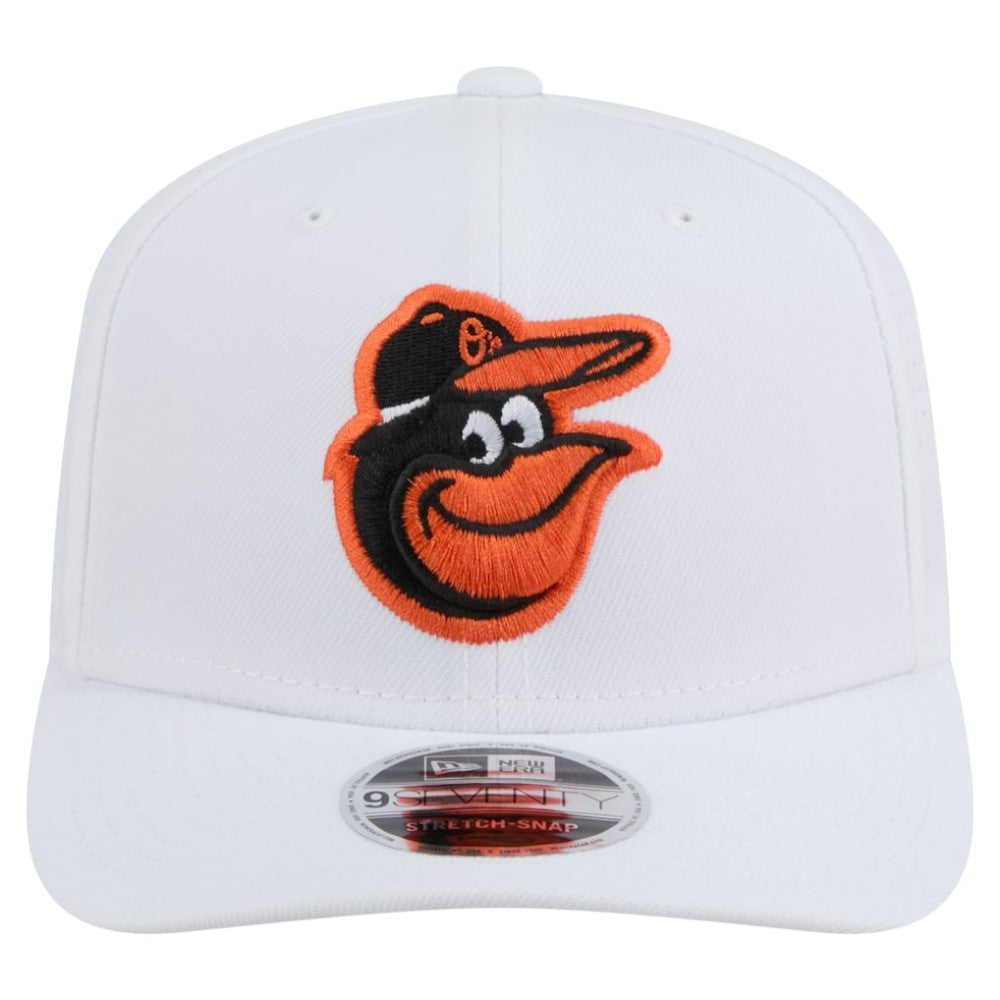 Baltimore Orioles COOLERA 9SEVENTY Adjustable Hat - White | New Era