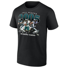 Saquon Barkley Philadelphia Eagles 2000 Yards T-Shirt - Black on sale