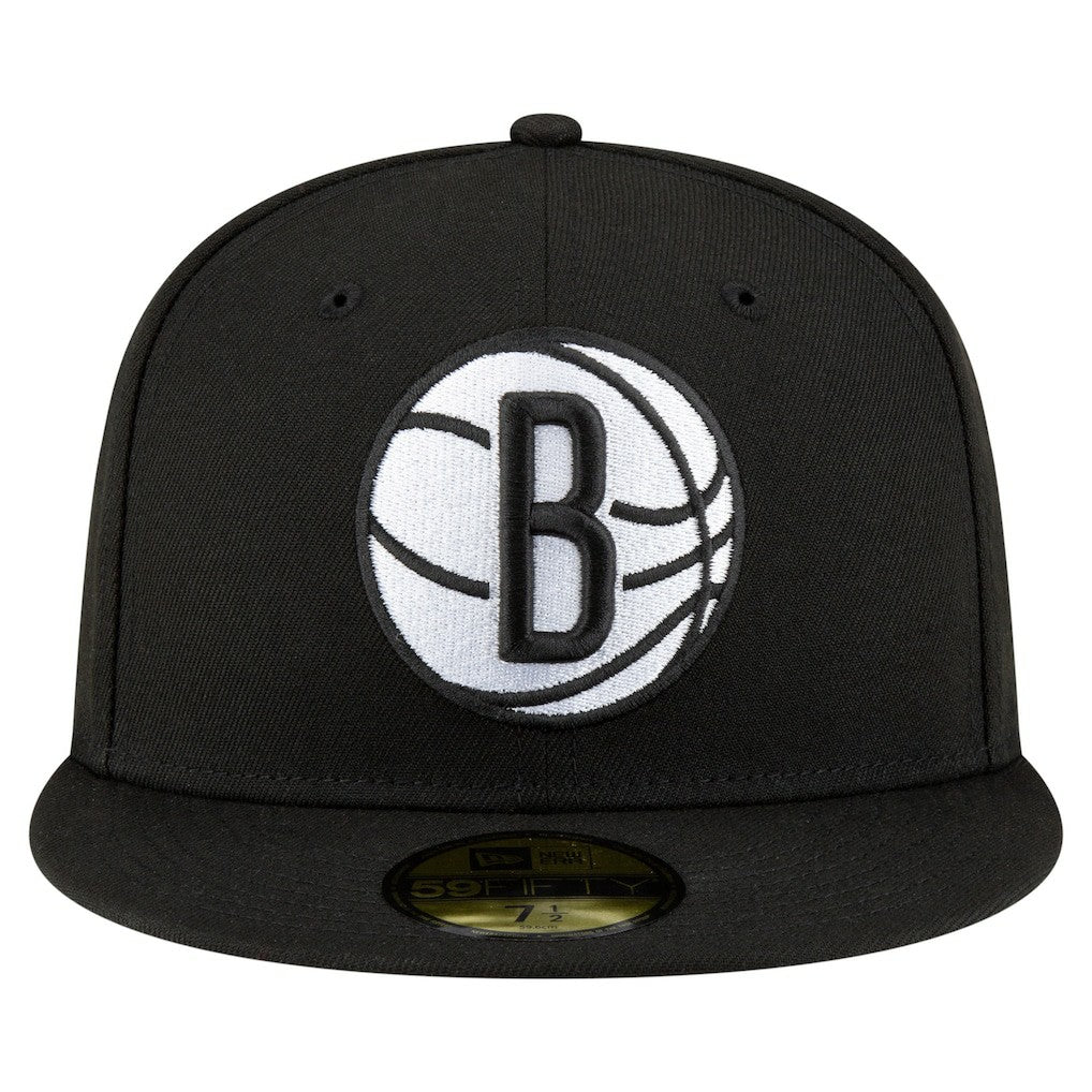 Brooklyn Nets 59FIFTY Fitted Hat - Black | New Era outlet