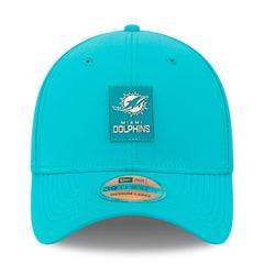 Miami Dolphins New Era 2025 Sideline 39THIRTY Flex Hat - Aqua cheap