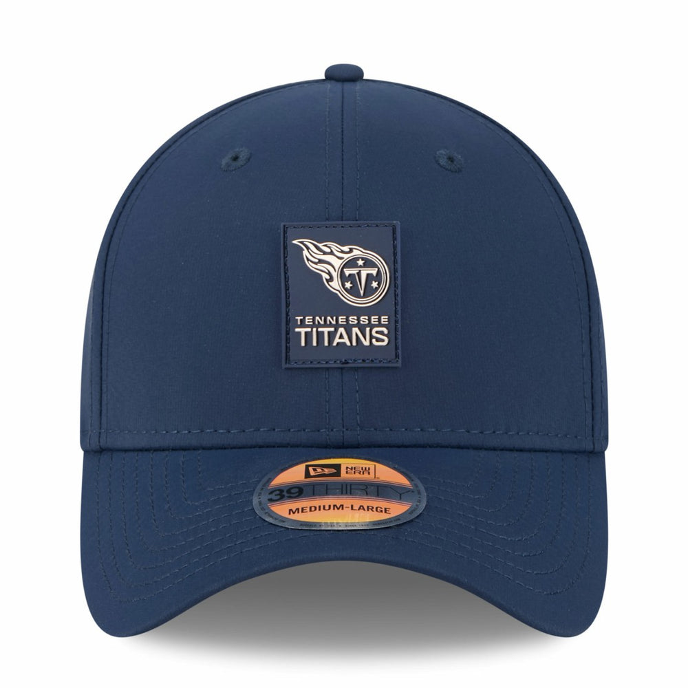 Tennessee Titans New Era 2025 Sideline 39THIRTY Flex Hat - Navy for sale