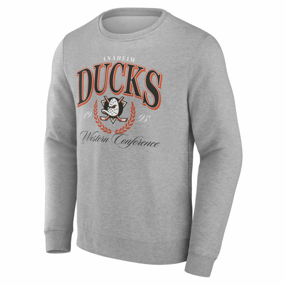 Anaheim Ducks Reign Supreme Pullover Sweatshirt Gray