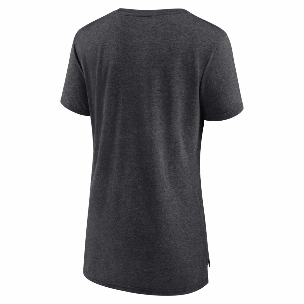 Boston Bruins Women's Reign Supreme Tri-Blend T-Shirt Gray