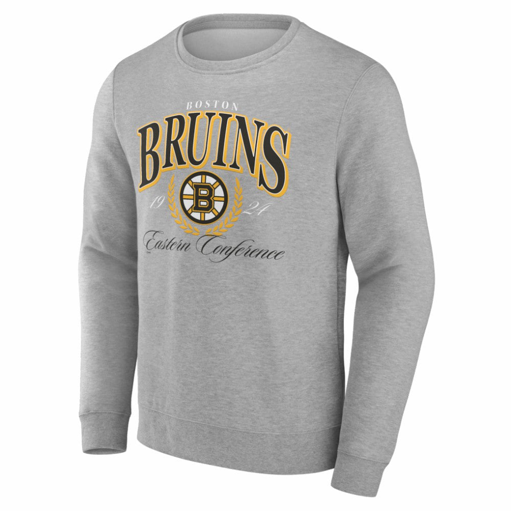 Boston Bruins Reign Supreme Pullover Sweatshirt Gray