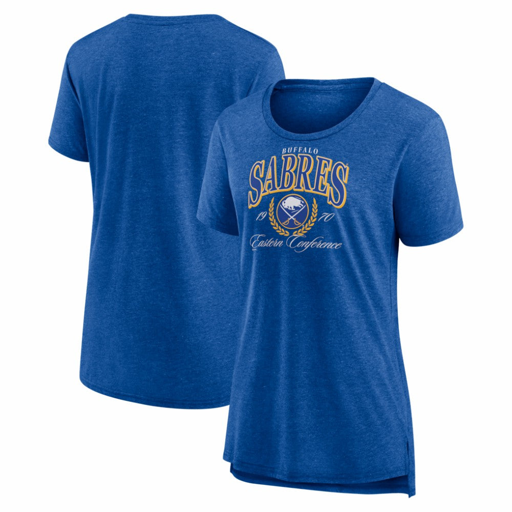 Buffalo Sabres Women's Reign Supreme Tri-Blend T-Shirt Royal