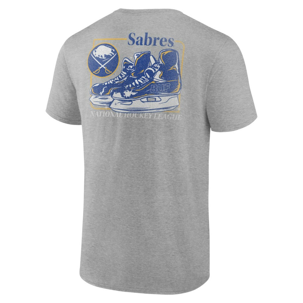 Buffalo Sabres Glory Skates T-Shirt Heather Gray