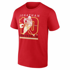 Jonathan Huberdeau Calgary Flames Player Show T-Shirt Red