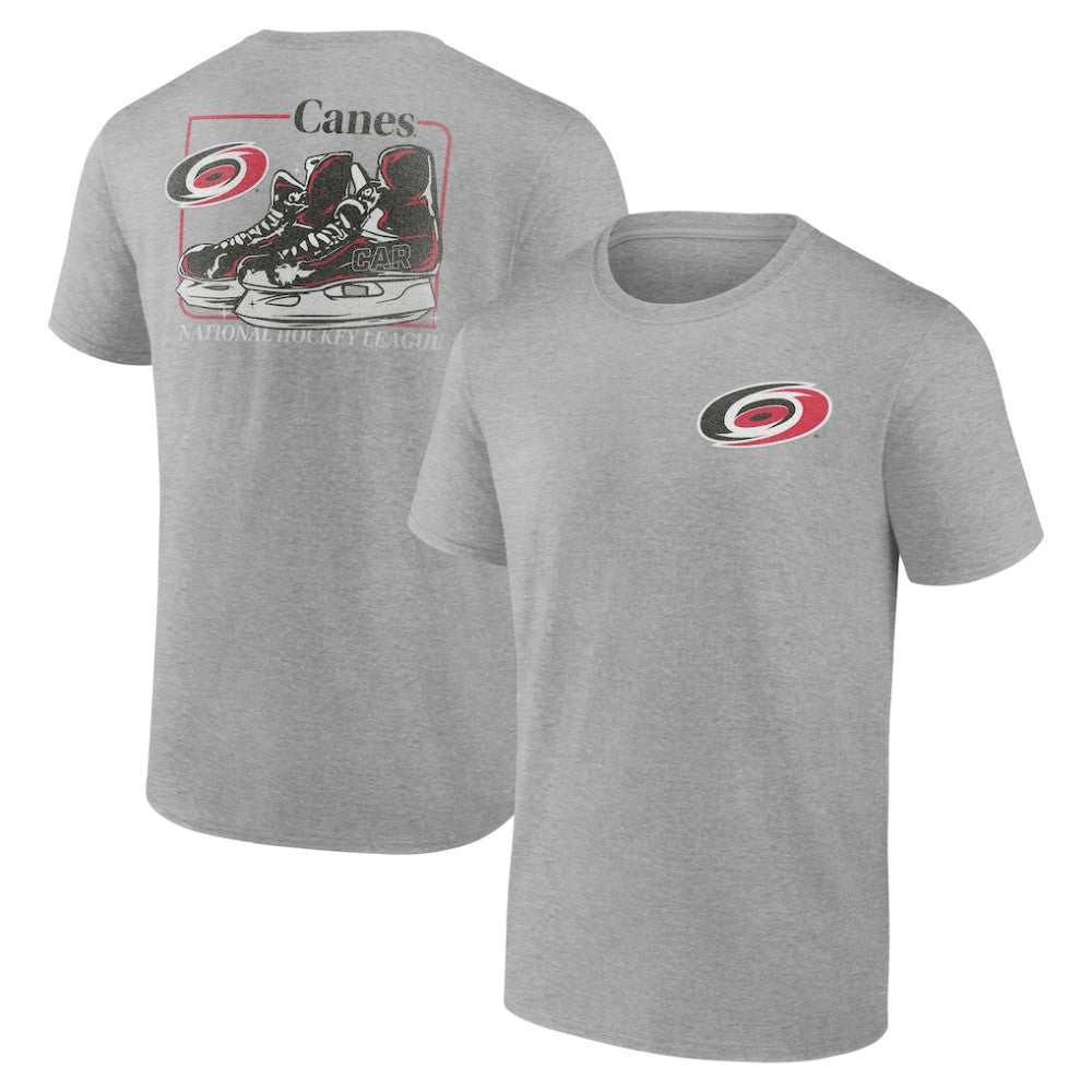 Carolina Hurricanes Glory Skates T-Shirt Heather Gray