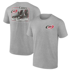 Carolina Hurricanes Glory Skates T-Shirt Heather Gray