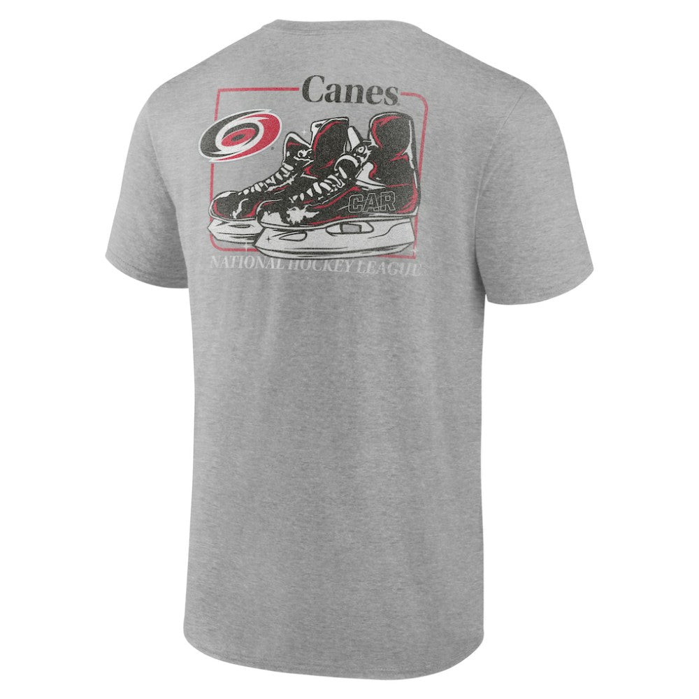 Carolina Hurricanes Glory Skates T-Shirt Heather Gray