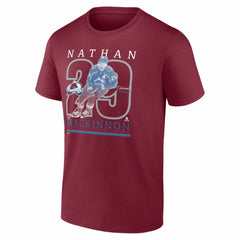 Nathan MacKinnon Colorado Avalanche Player Show T-Shirt Burgundy