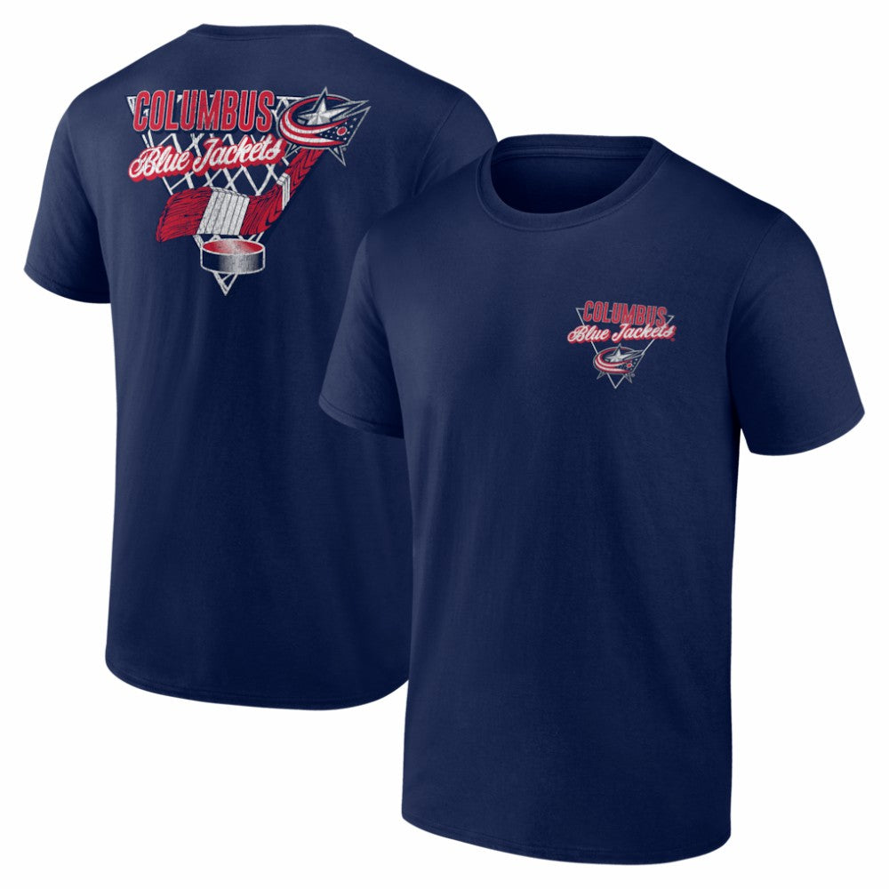 Columbus Blue Jackets Net Slap T-Shirt Navy
