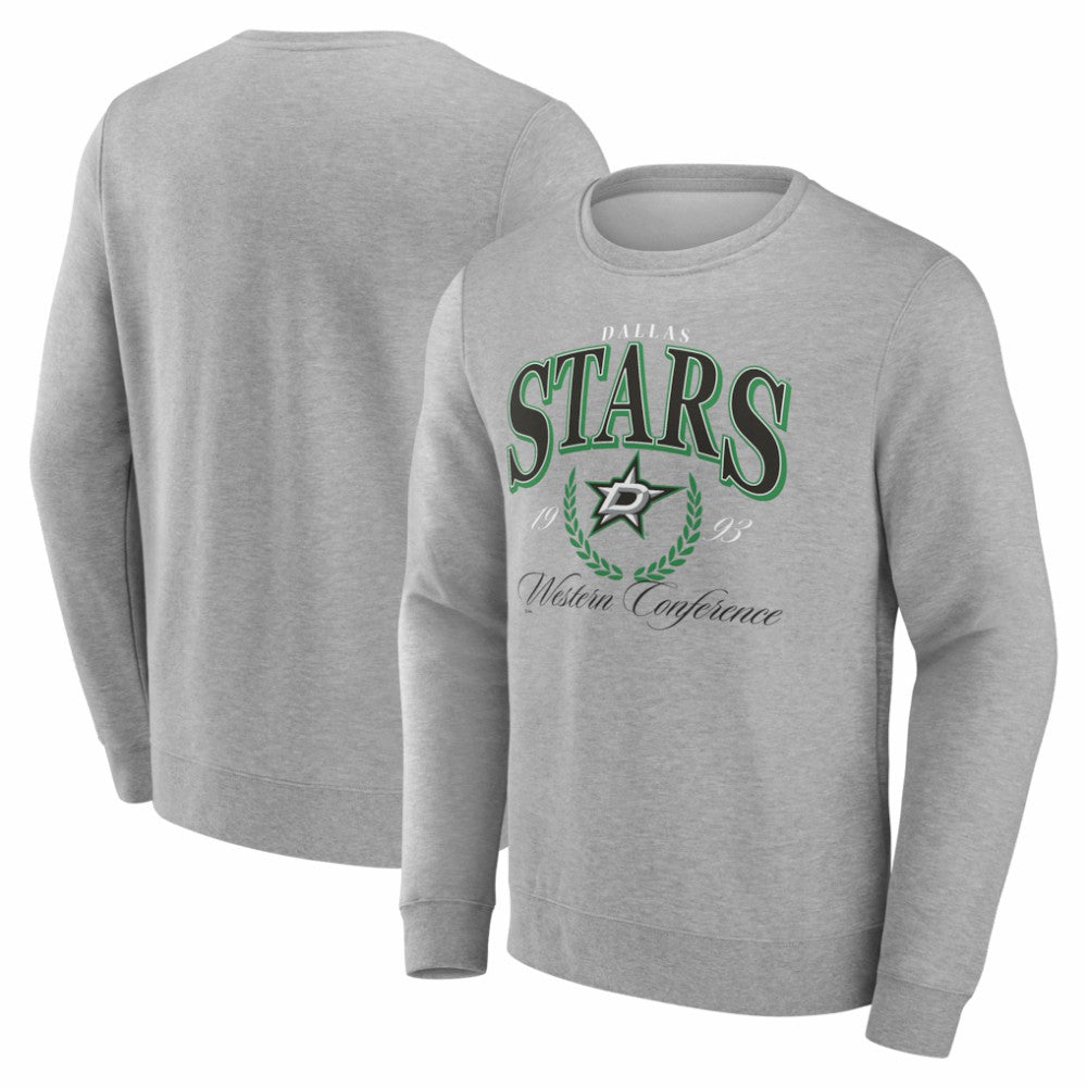 Dallas Stars Reign Supreme Pullover Sweatshirt Gray