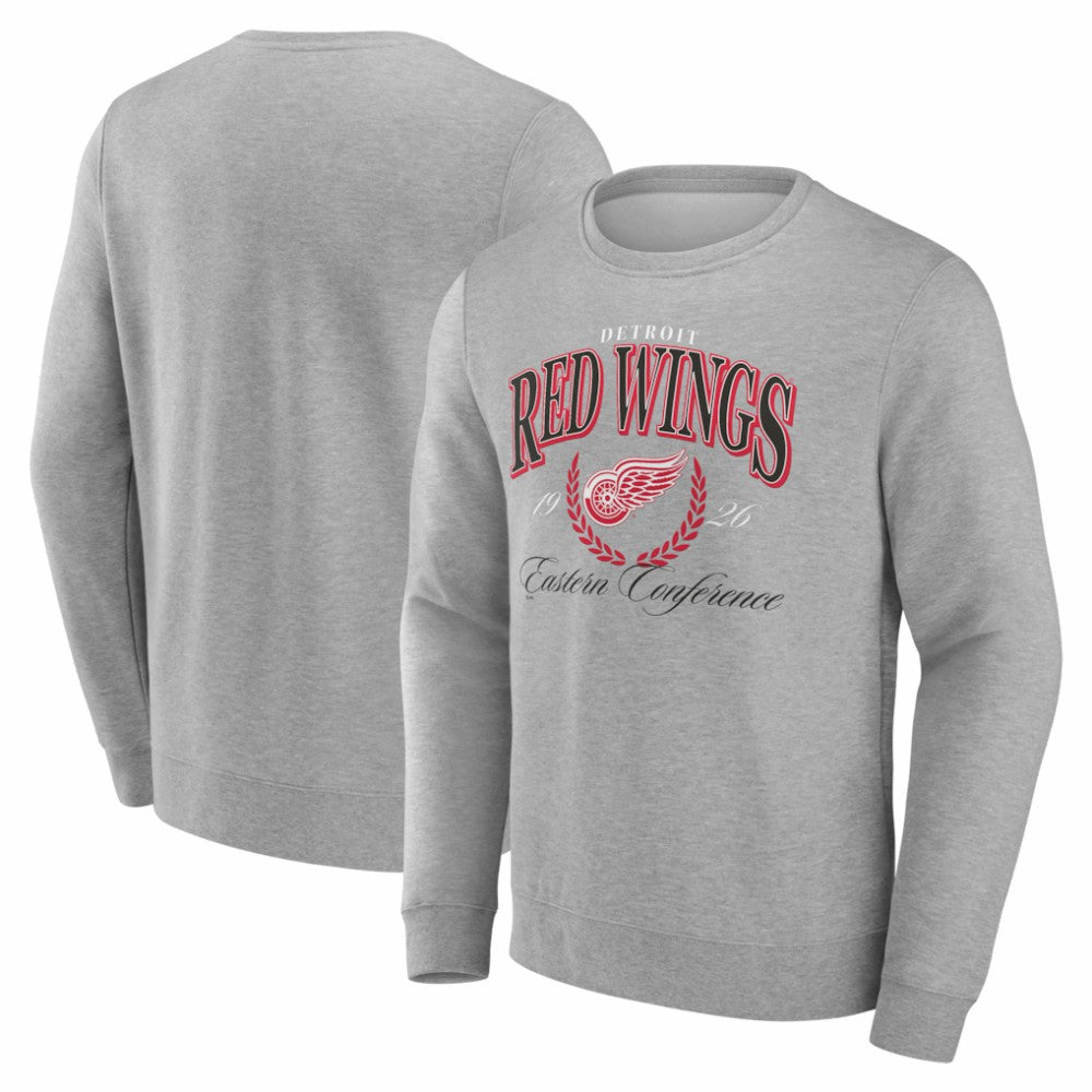 Detroit Red Wings Reign Supreme Pullover Sweatshirt Gray