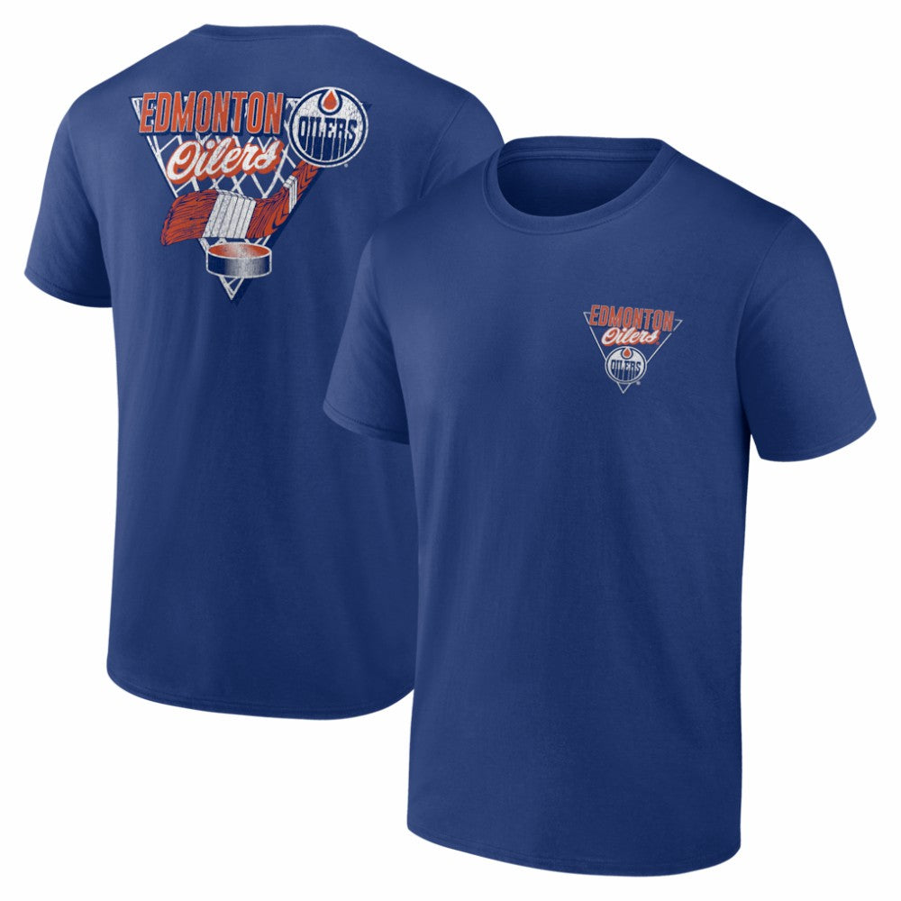 Edmonton Oilers Net Slap T-Shirt Royal