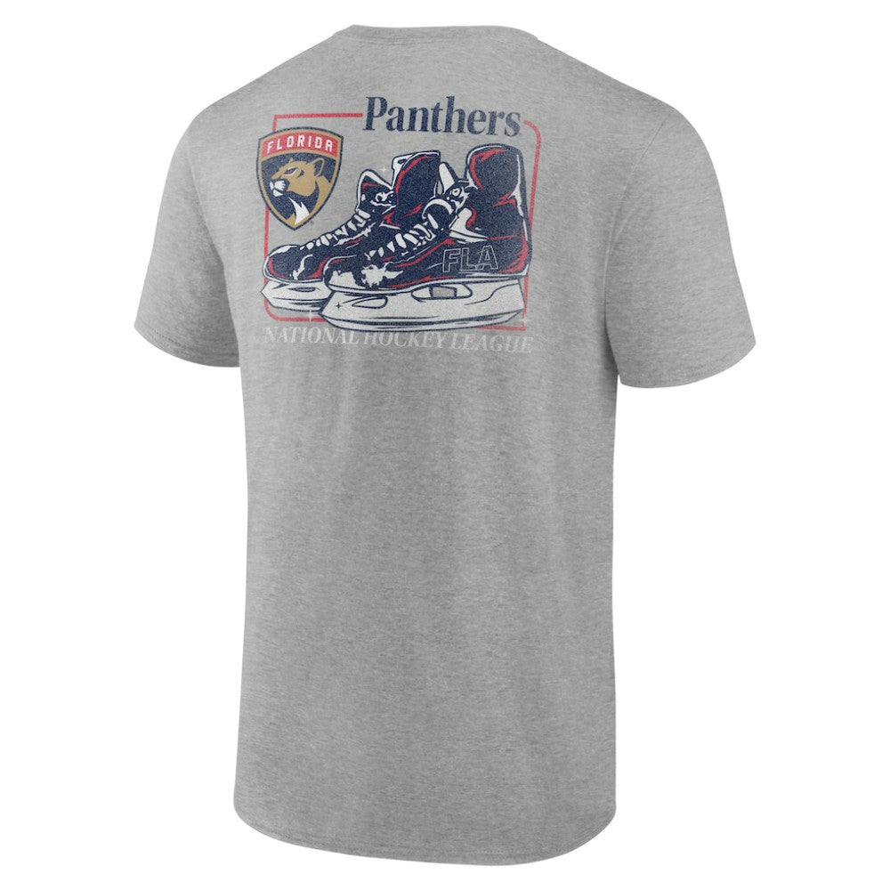 Florida Panthers Glory Skates T-Shirt Heather Gray