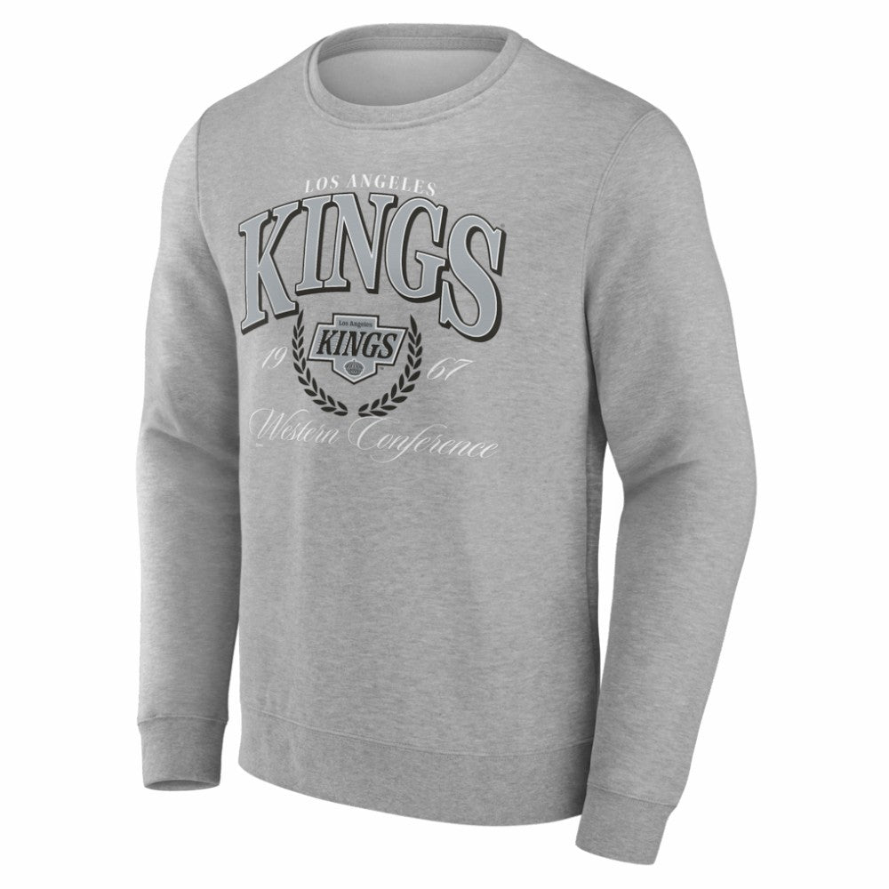 Los Angeles Kings Reign Supreme Pullover Sweatshirt Gray