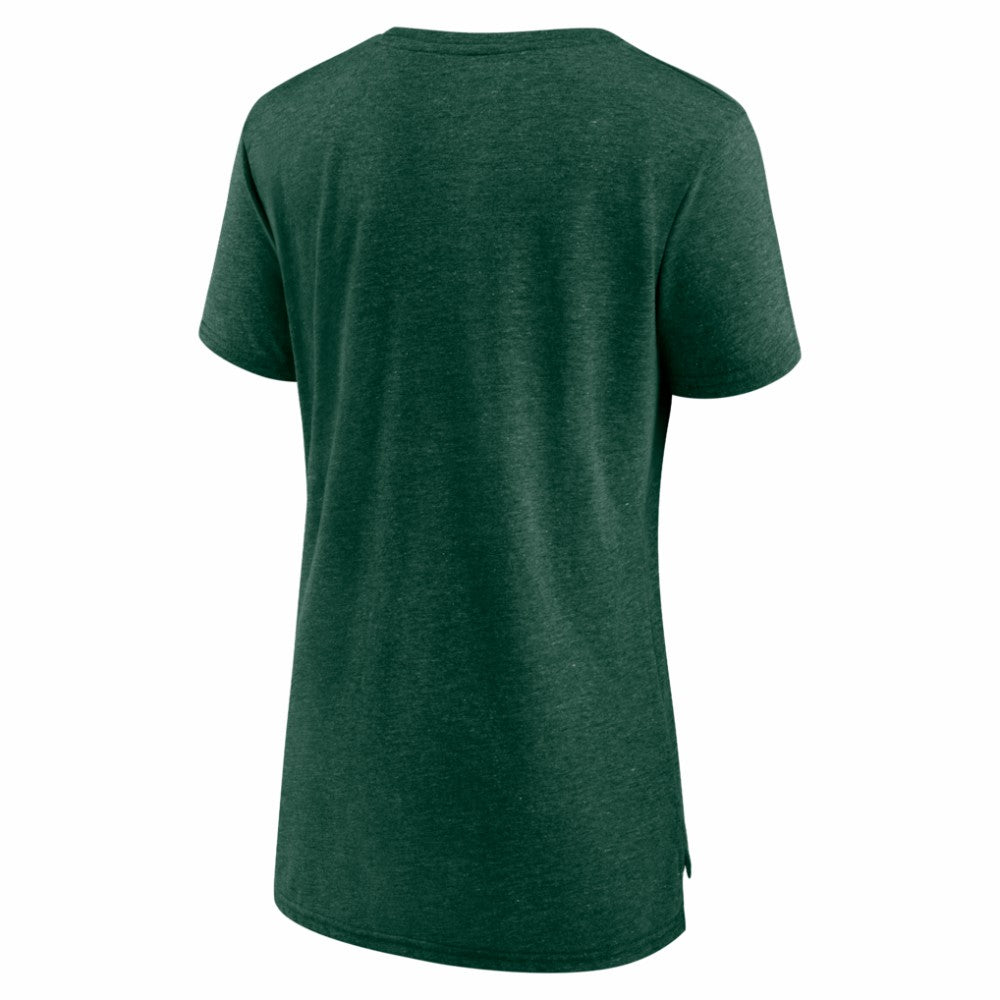 Minnesota Wild Women's Reign Supreme Tri-Blend T-Shirt Green