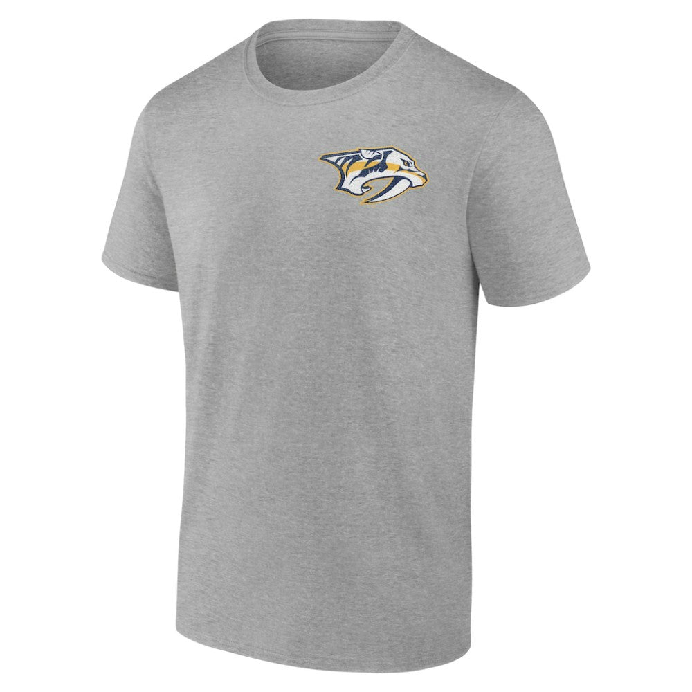 Nashville Predators Glory Skates T-Shirt Heather Gray