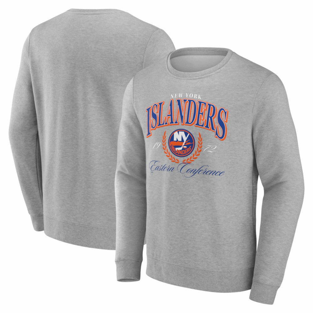 New York Islanders Reign Supreme Pullover Sweatshirt Gray