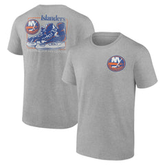 New York Islanders Glory Skates T-Shirt Heather Gray