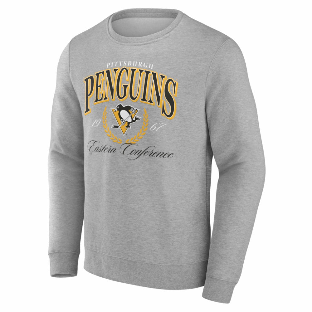 Pittsburgh Penguins Reign Supreme Pullover Sweatshirt Gray