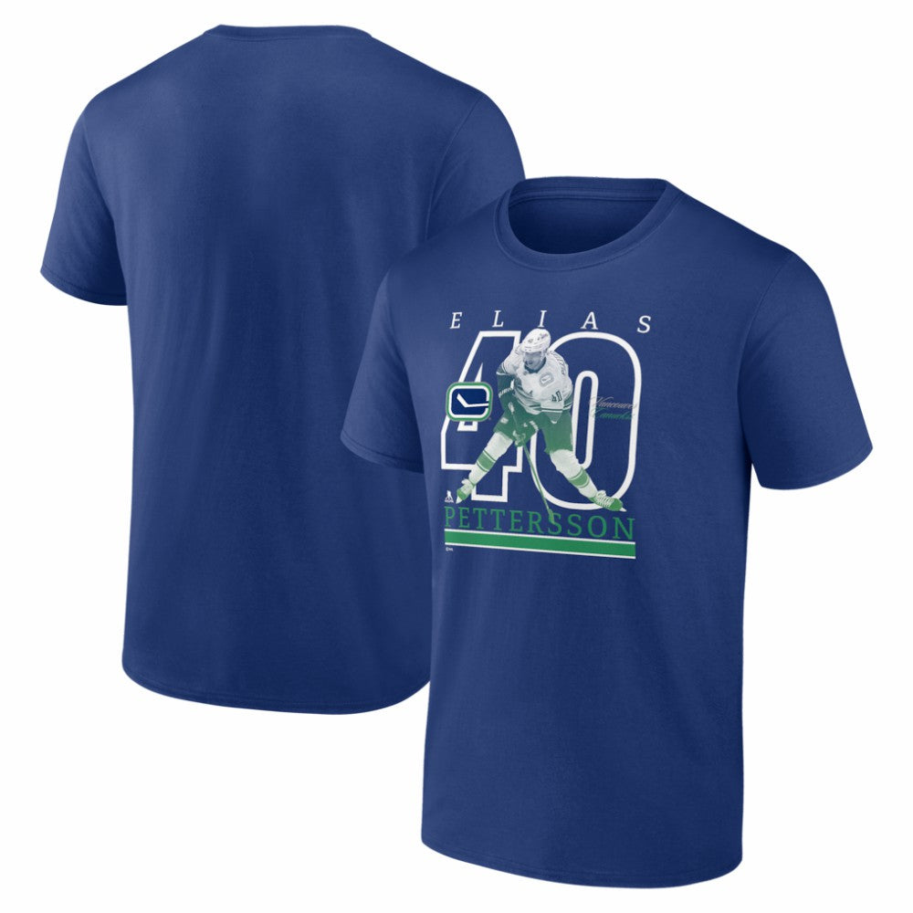 Elias Pettersson Vancouver Canucks Player Show T-Shirt Blue