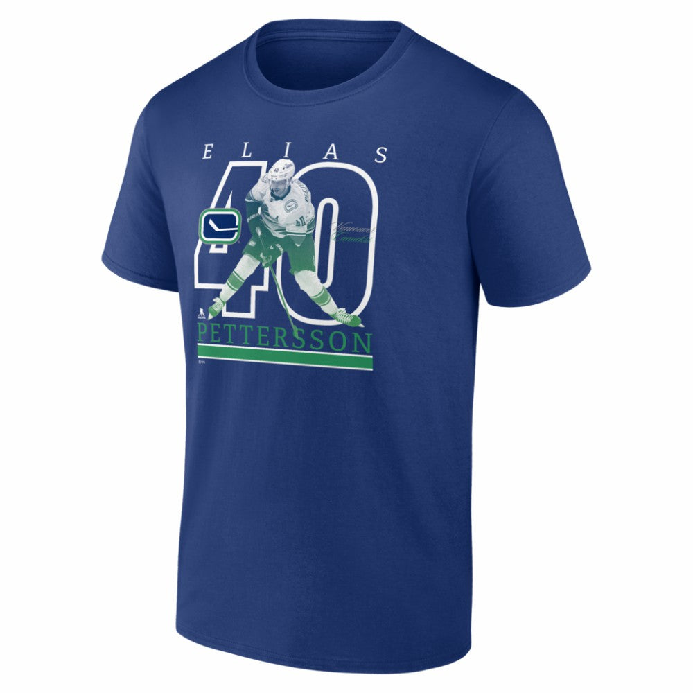 Elias Pettersson Vancouver Canucks Player Show T-Shirt Blue