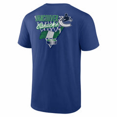 Vancouver Canucks Net Slap T-Shirt Blue
