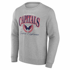 Washington Capitals Reign Supreme Pullover Sweatshirt Gray