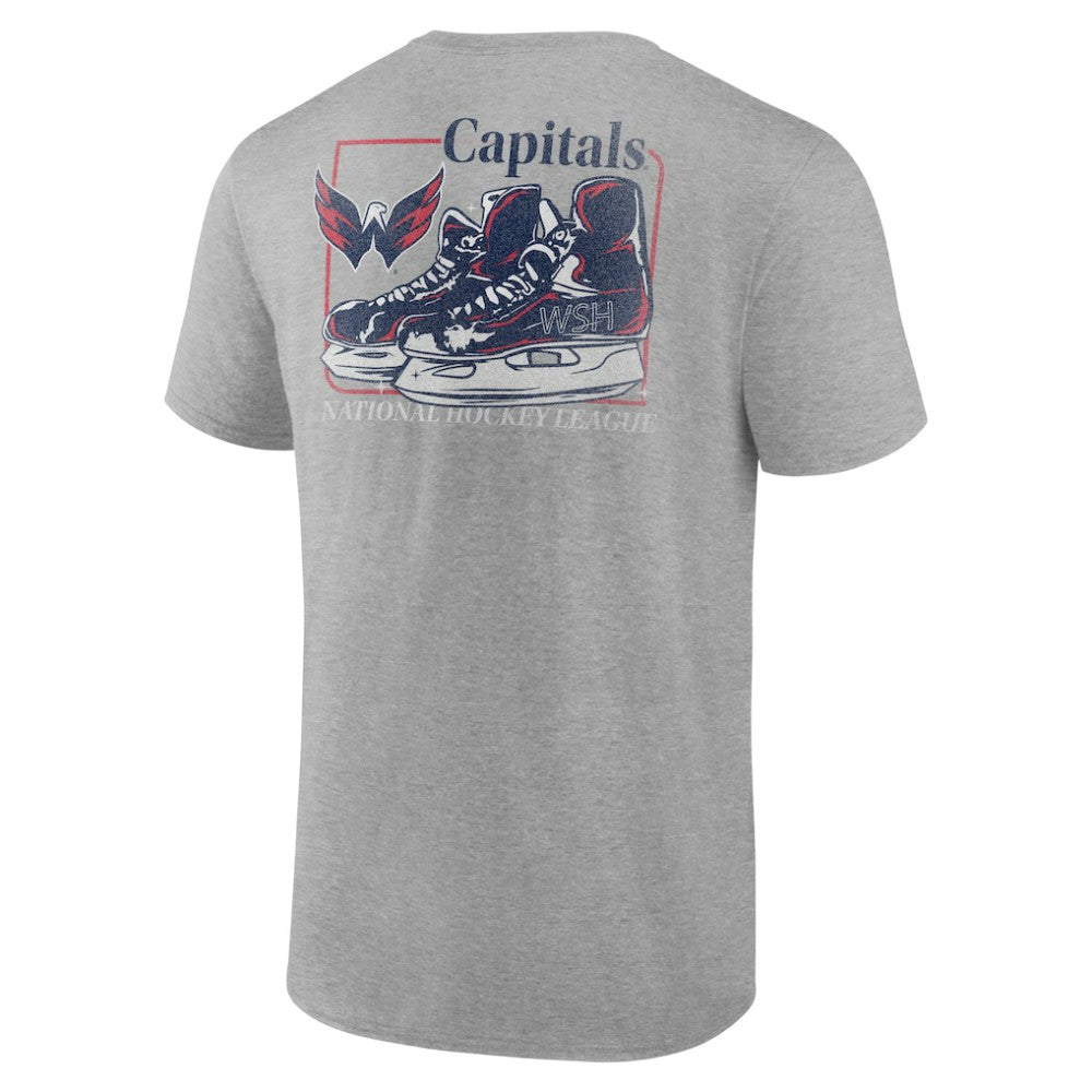 Washington Capitals Glory Skates T-Shirt Heather Gray