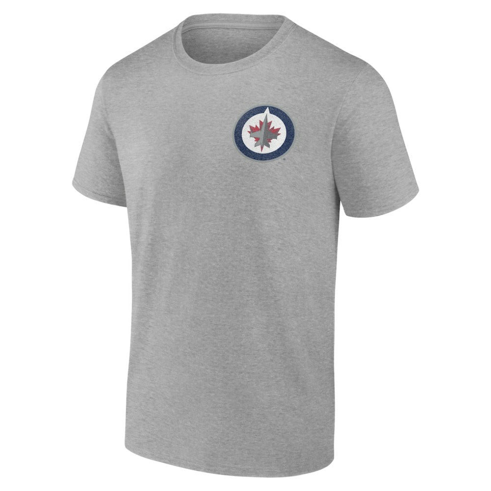 Winnipeg Jets Glory Skates T-Shirt Heather Gray