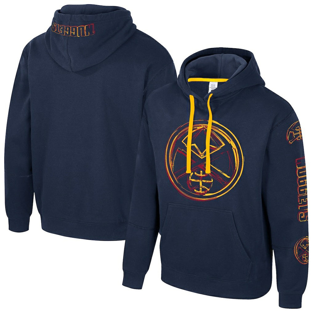 Denver Nuggets Stadium Essentials Unisex Elementized Pullover Hoodie sale - Navy shop