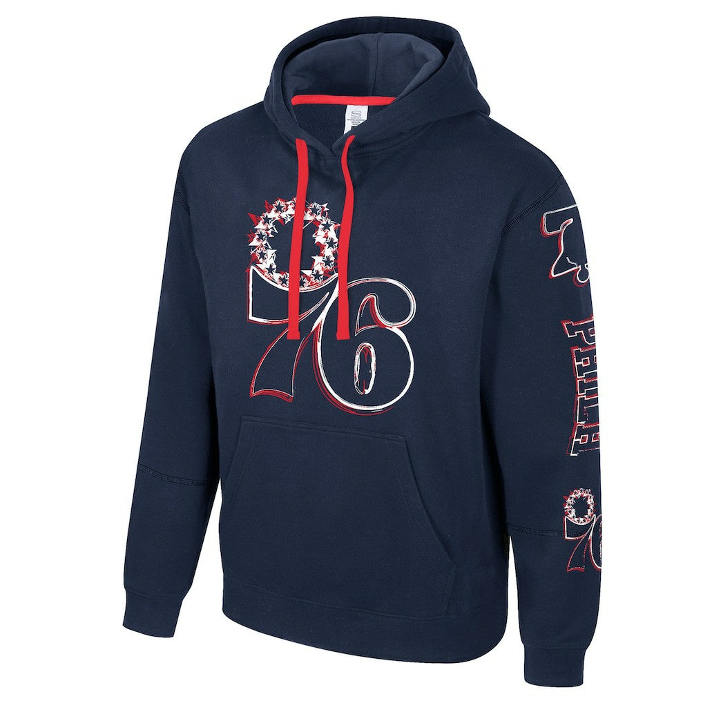 Philadelphia 76ers Stadium Essentials Unisex Elementized Pullover Hoodie - Navy shop