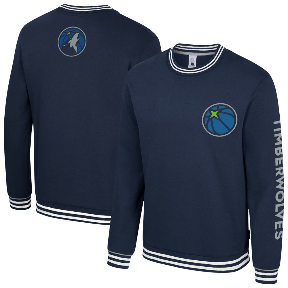 Minnesota Timberwolves Stadium Essentials Unisex Half-Time 2 Pullover Sweatshirt - Navy for sale