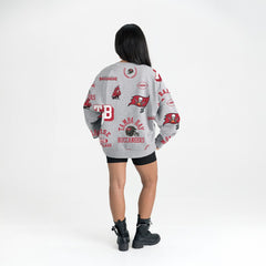 Tampa Bay Buccaneers Gameday Couture Women's Always On Repeat Fleece Sweatshirt - Heather Gray sale