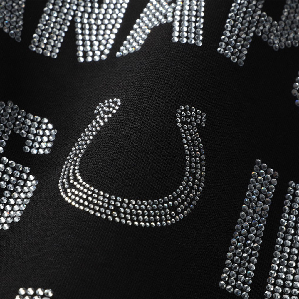 Indianapolis Colts Gameday Couture Women's Oversized Hype Era Rhinestone Text Sweatshirt - Black for sale