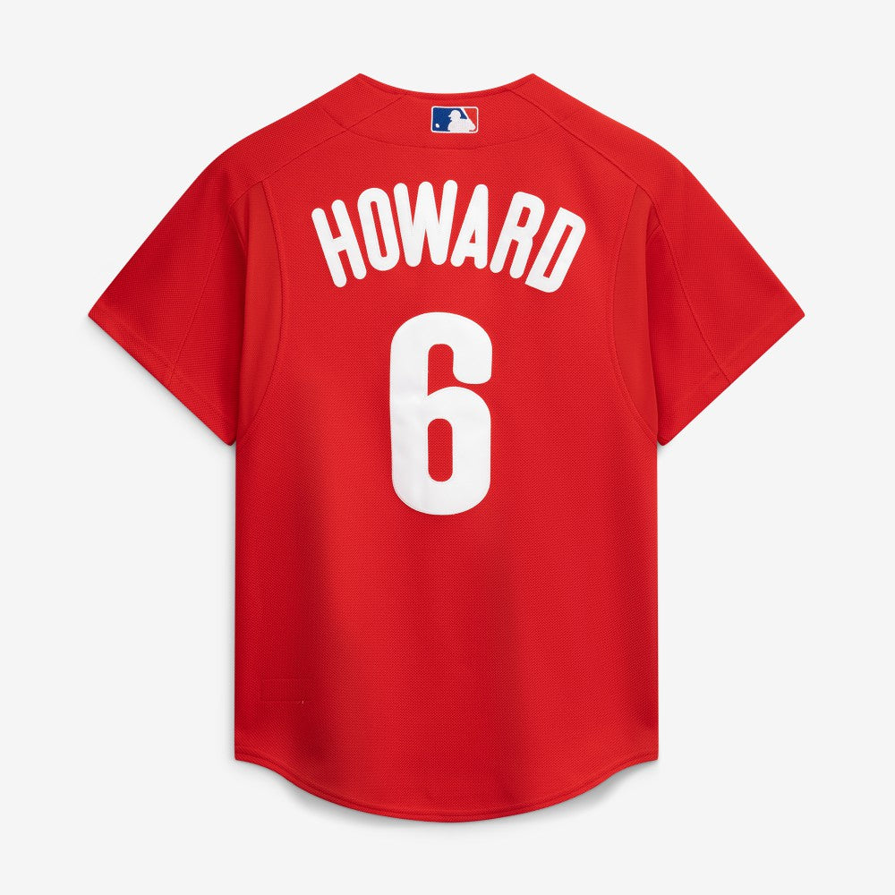 Ryan Howard Philadelphia Phillies Cooperstown Collection Batting Practice Jersey - Red | Mitchell & Ness