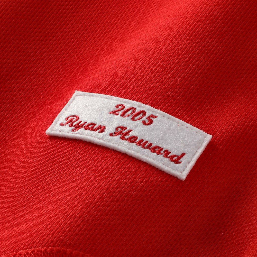 Ryan Howard Philadelphia Phillies Cooperstown Collection Batting Practice Jersey - Red | Mitchell & Ness