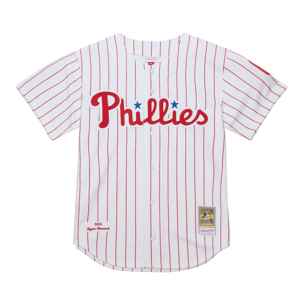 Ryan Howard Philadelphia Phillies Cooperstown Collection Authentic Jersey - White | Mitchell & Ness