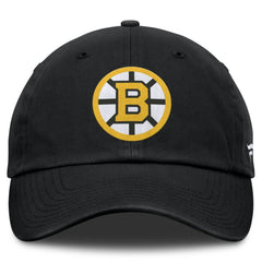 Boston Bruins Fanatics Primary Logo Adjustable Hat Black
